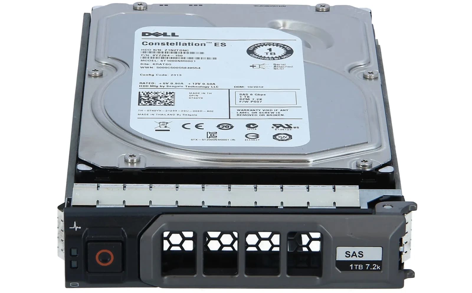 DELL 1TB 7.2K 6G 3.5IN SAS HDD (740YX)