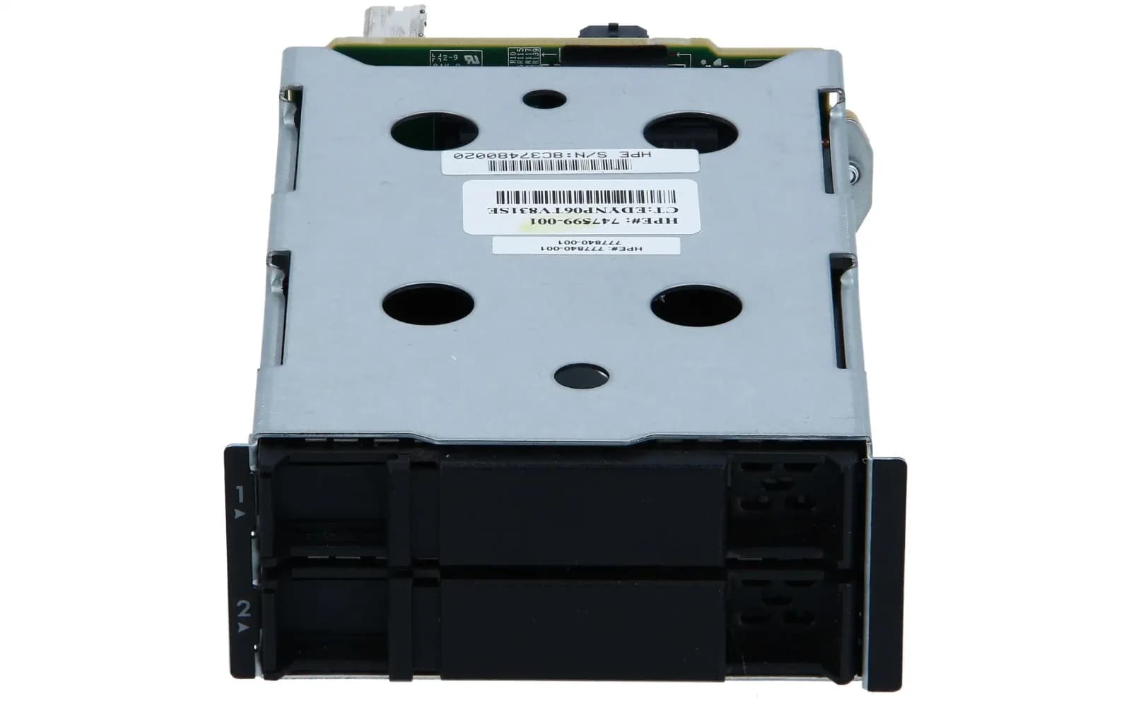 HPE DL380 G9 2SFF REAR SAS/SATA CAGE WITH BACKPLANE W/O CABLES (747599-001)