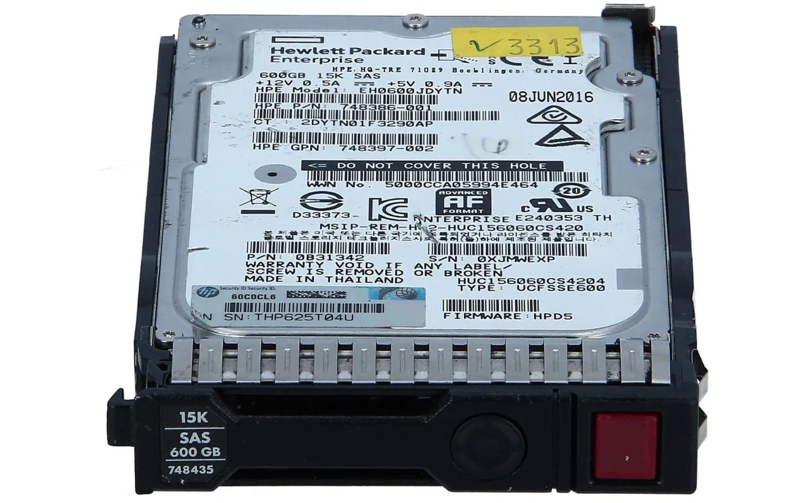 HP 600GB SAS 600GB SAS Interne Жёсткий диск (748435-001)