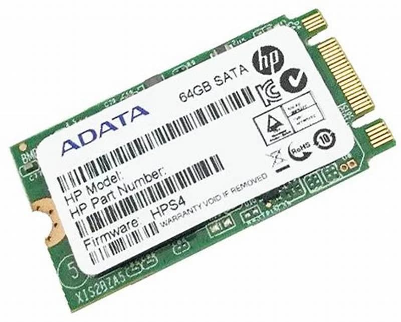HPE 748794-002 HPE 64GB 6G SATA 2242 MLC M.2 SSD-ADA HARD DRIVE, Solid State Disk, Serial ATA (748794-002)