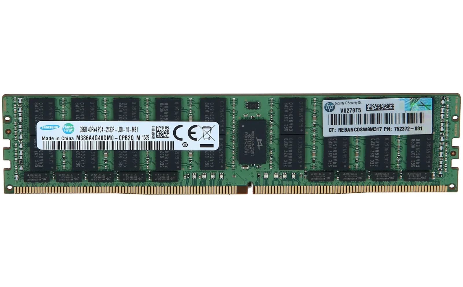 HPE Cisco, HP 32GB (1x32GB) 4RX4 PC4-2133P Memory Dimm (752372-081)