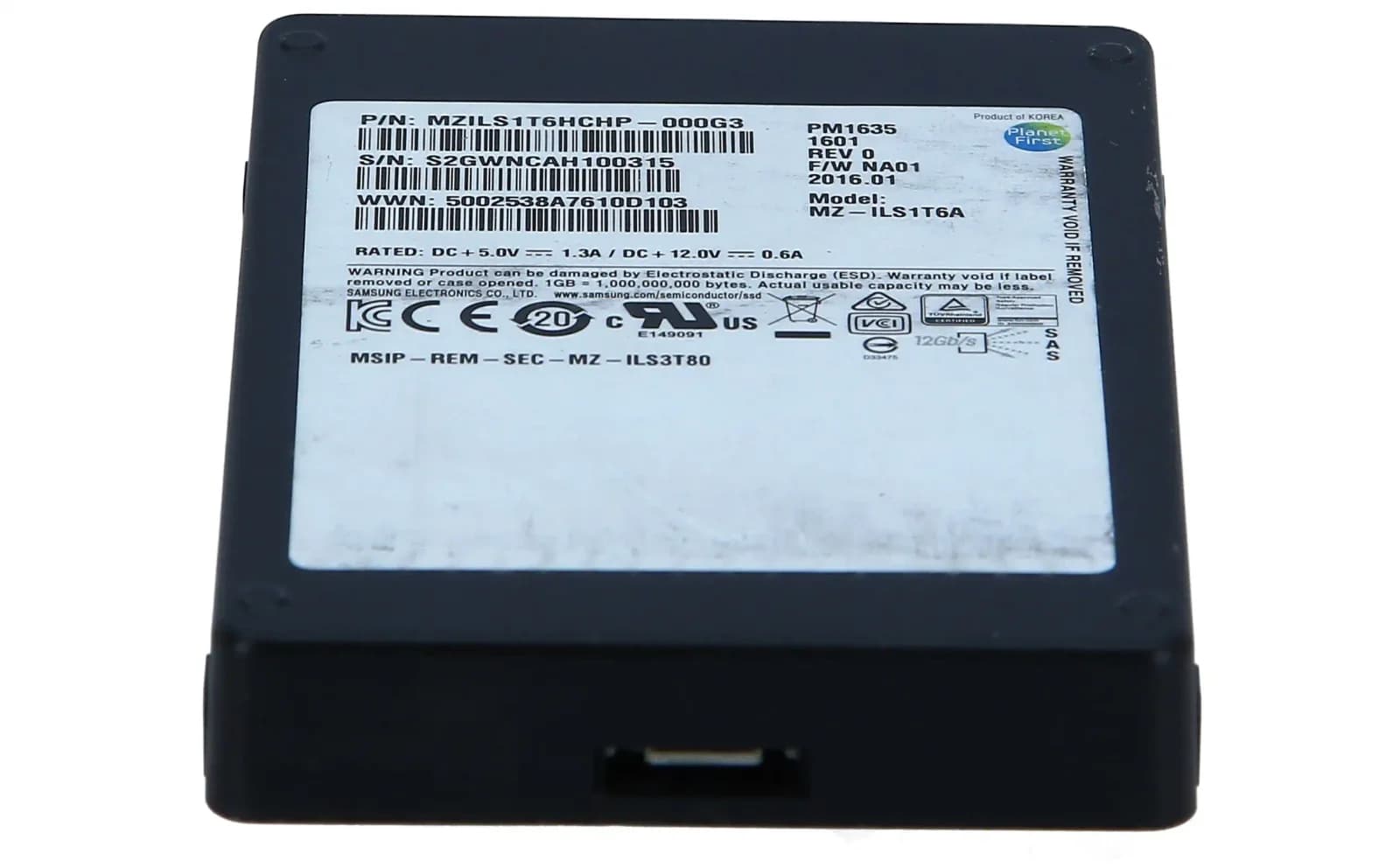 HPE HP Enterprise Value Endurance, Solid-State-Disk, 1.6 TB, внутренний, 2.5" SFF (6.4 cm SFF) (757386-001)