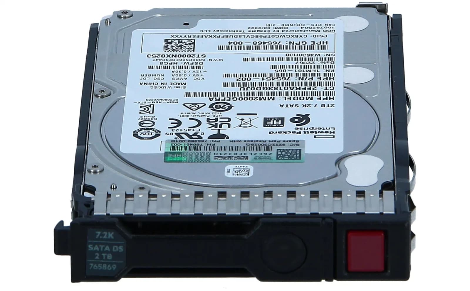 HP 2TB 6G SATA 7.2K rpm SFF (2.5-inch) SC 512e 1yr Hard Drive (765455-B21)