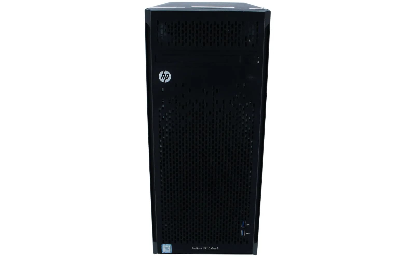 HPE ProLiant ML110 Gen9, Сервер, tower, 4.5U, 1-way, no CPU, RAM 0 GB, SATA, hot-swap, 3.5" bay(s), no HDD, G200eH, GigE, Монитор: none, CTO (776934-B21)