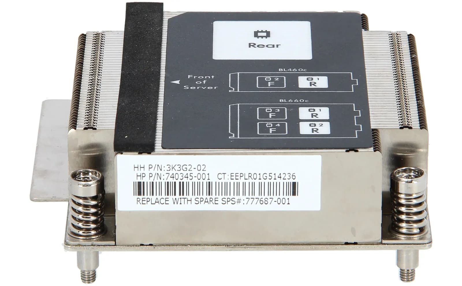 HPE HP BL460C GEN9 HEATSINK CPU1 (777687-001)