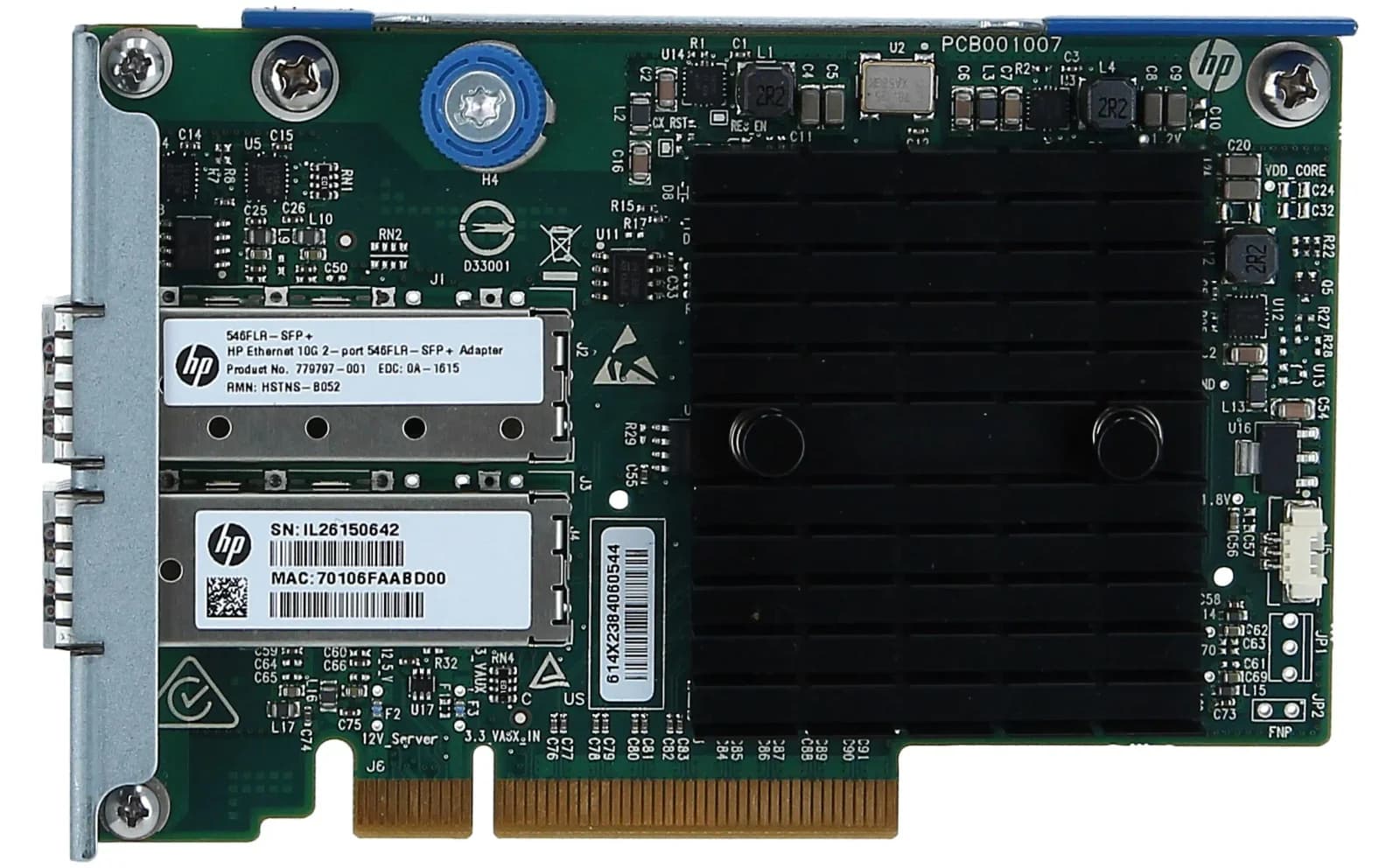 HP Ethernet 10Gb 2-port 546FLR-SFP+ Adapter (779799-B21)