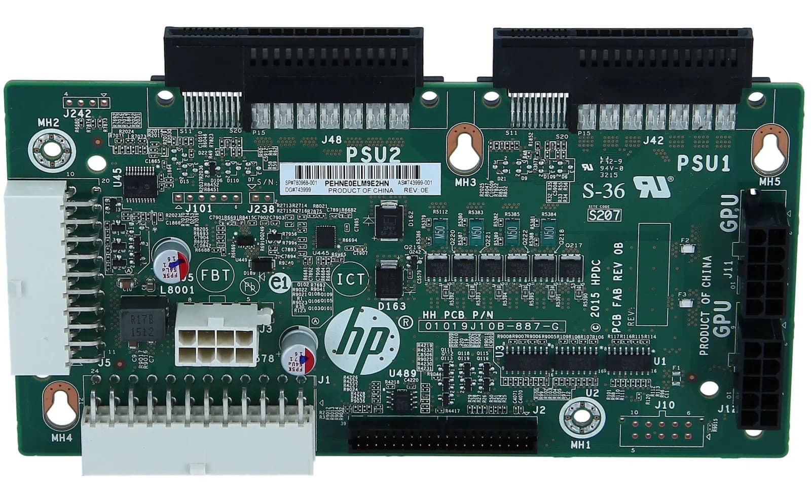 HPE 2-slot power supply backplane board (standard) (780968-001)