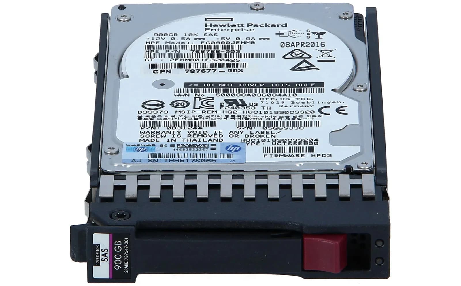 HPE Enterprise, Жёсткий диск, 900 GB (787647-001)