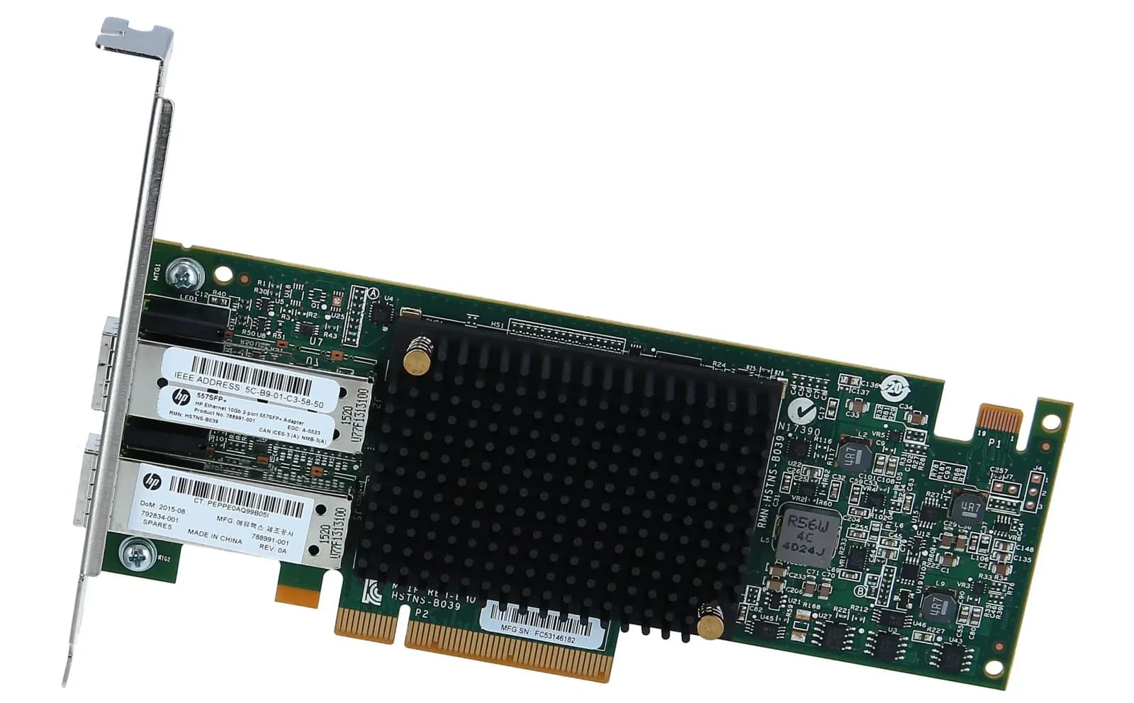 HP Ethernet 10Gb 2-port 557SFP+ Adapter (788995-B21)