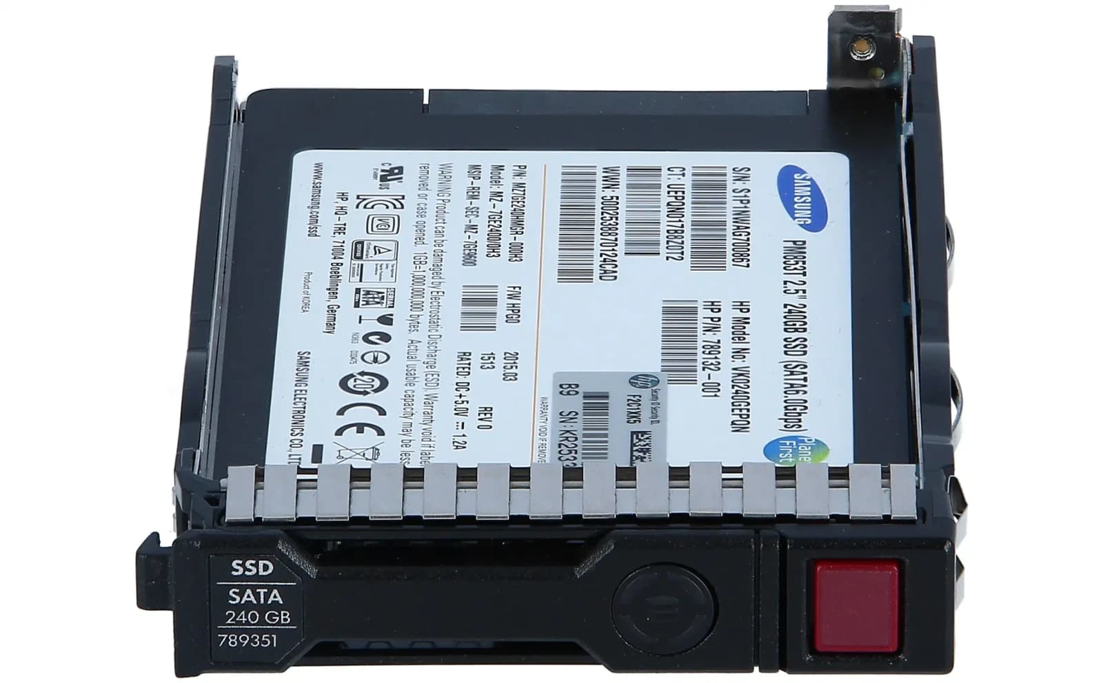 HP 240GB 6G SATA Read Intensive SFF 2.5-in SC 3yr Wty Solid State Drive (789135-B21)