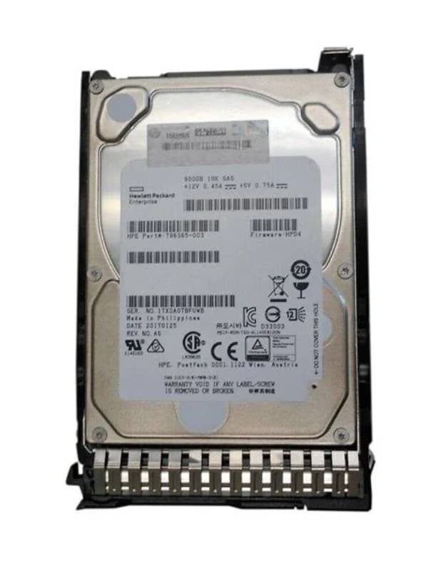 DELL 900GB 6G SAS 10K U/min SFF (W125834009), HDD, Serial Attached SCSI (SAS) (796365-003)