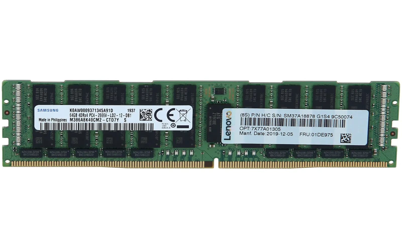 Lenovo TruDDR4, DDR4, 64 GB, LRDIMM 288-polig (7X77A01305)