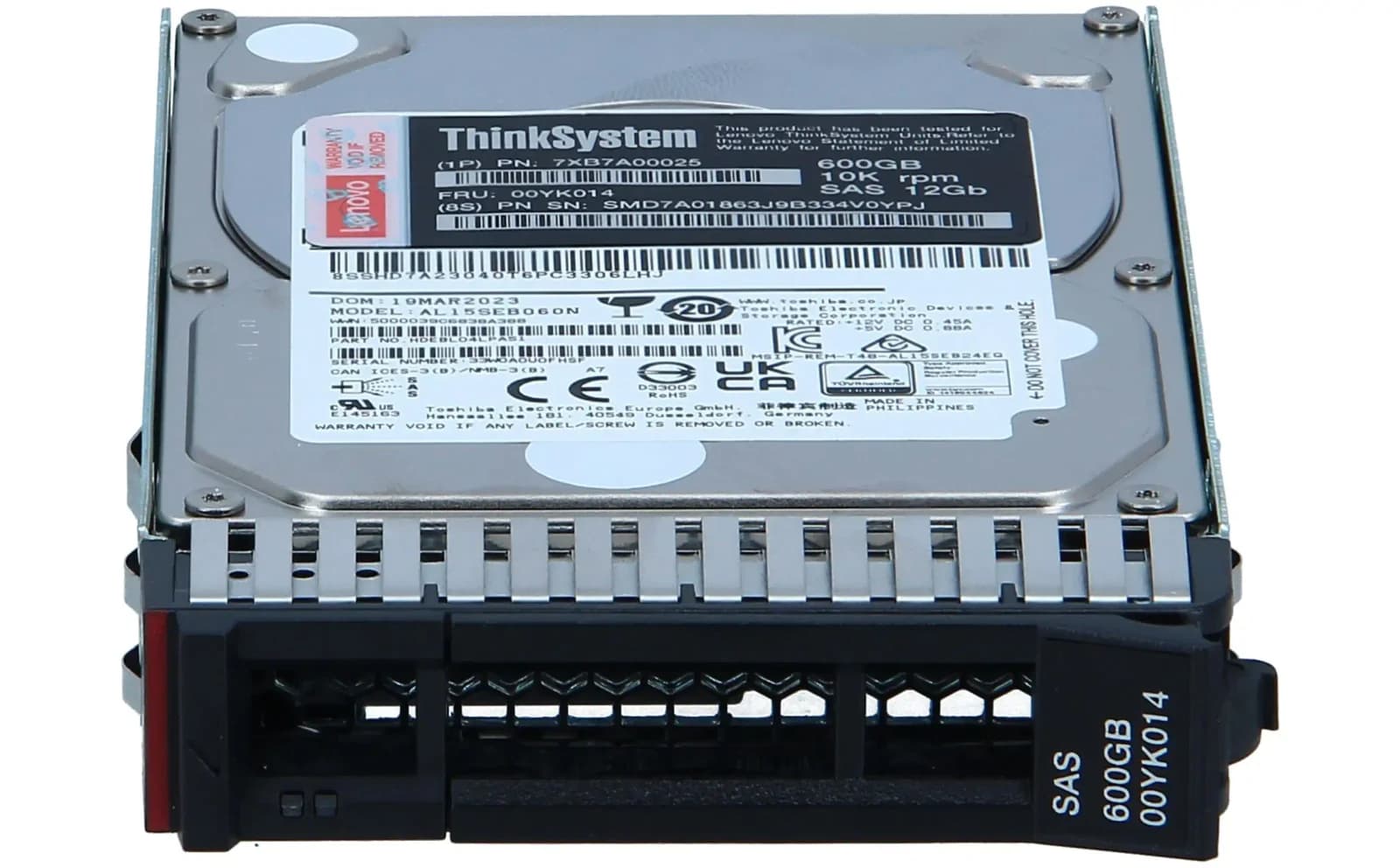 Lenovo Жёсткий диск, 600 GB, Hot-Swap, 2.5" (6.4 cm) (7XB7A00025)