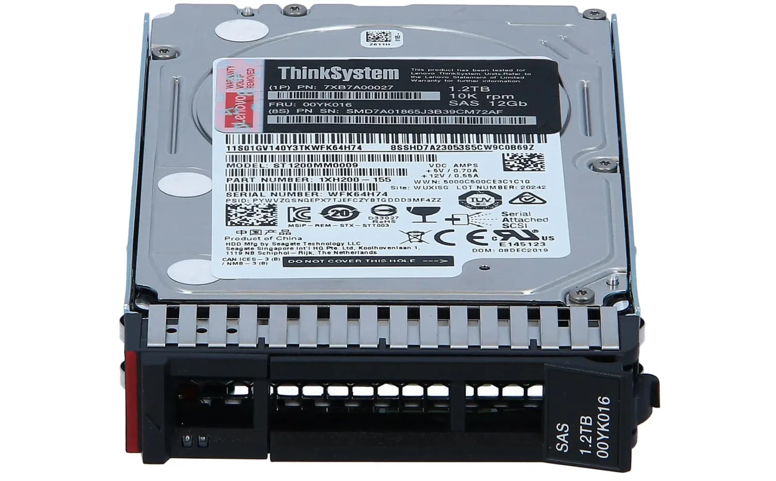 Lenovo Жёсткий диск, 1.2 TB, Hot-Swap, 2.5" (6.4 cm) (7XB7A00027)