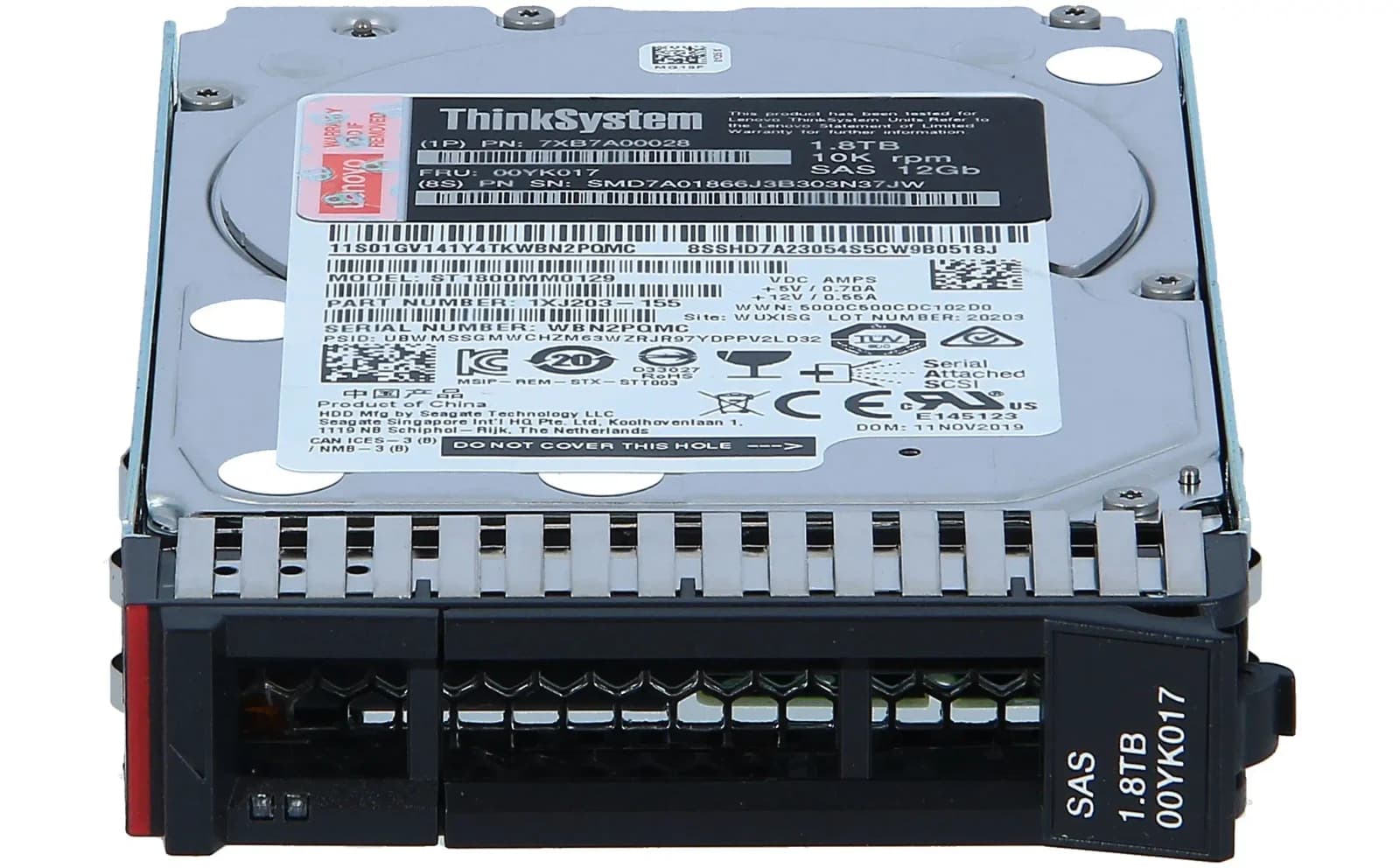 Lenovo ThinkSystem, sərt disk, 1.8 TB, Hot-Swap, 2.5" (6.4 cm) (7XB7A00028)