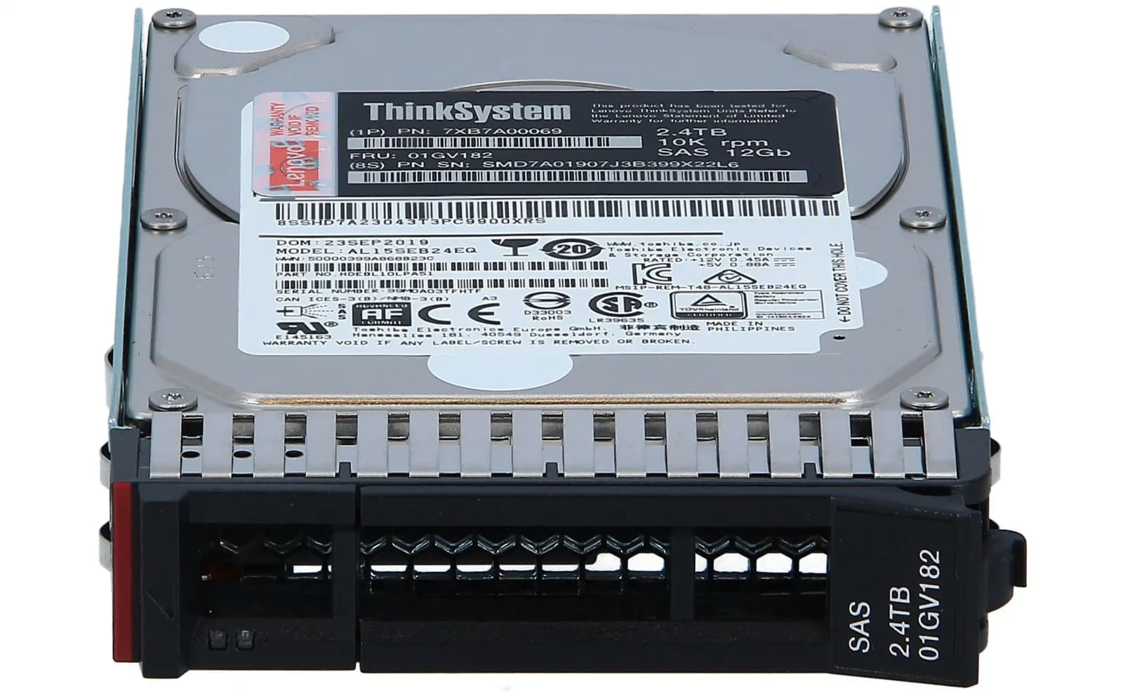 Lenovo Жёсткий диск, 2.4 TB, Hot-Swap, 2.5" (6.4 cm) (7XB7A00069)