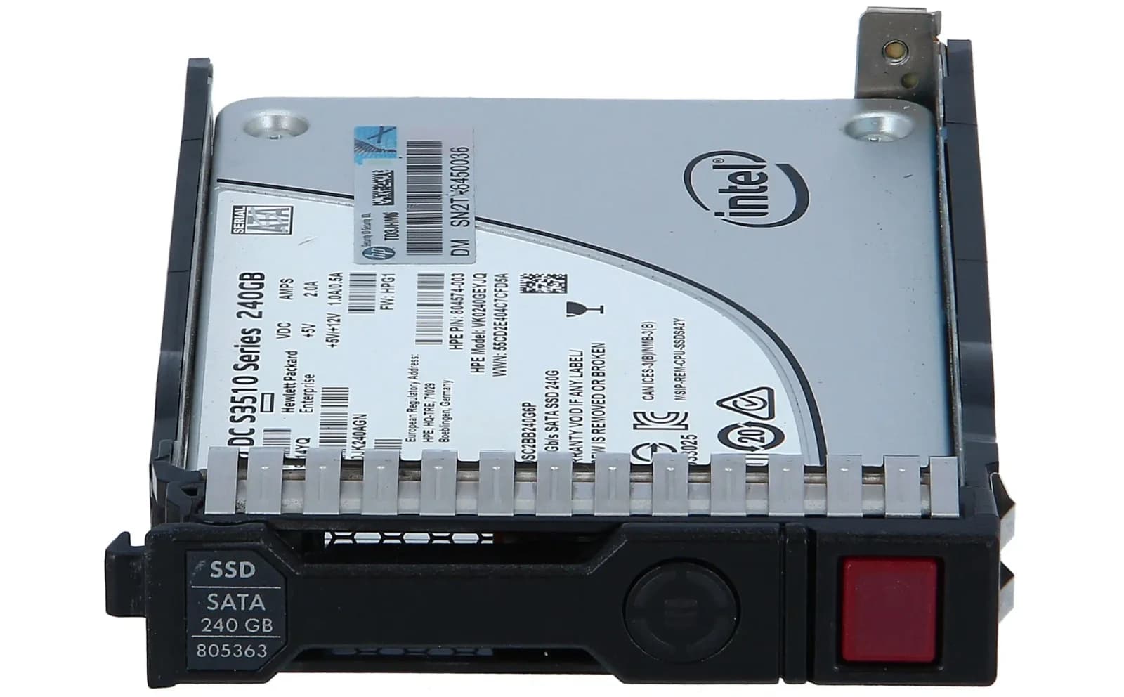 HP 240GB 6Gb SATA 2.5in RI-PLP SC SSD (804587-B21)