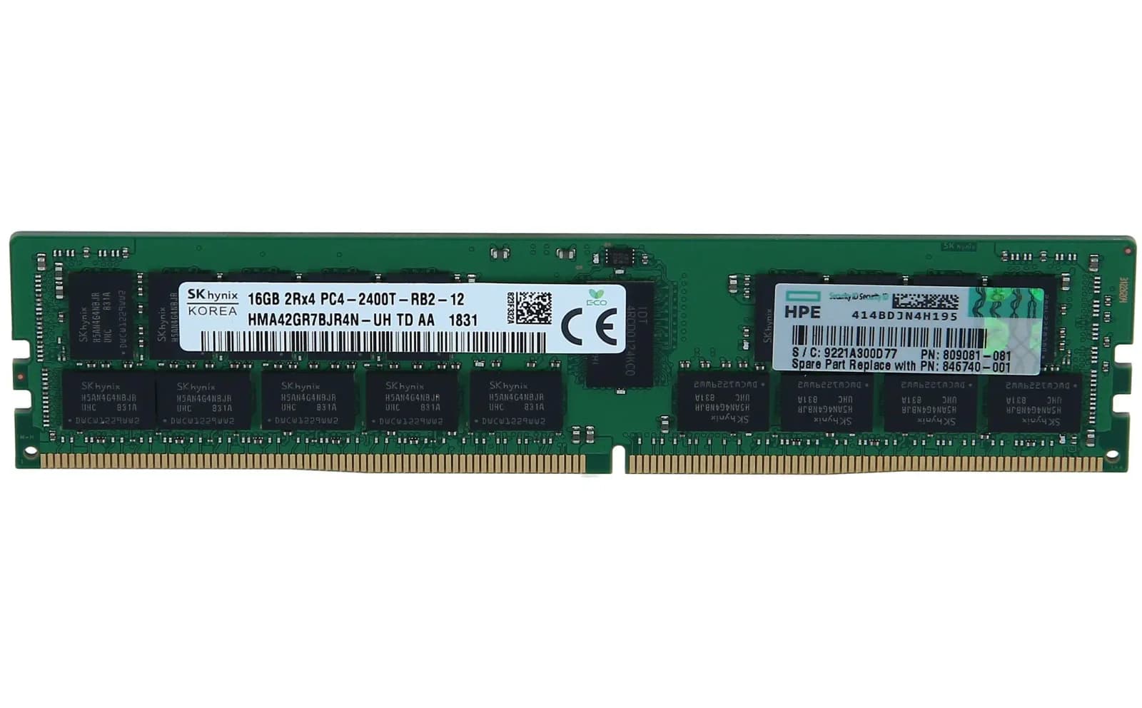 HPE HP Enterprise Memory 16GB DDR4-2400, 16 GB, DDR4 (809081-081)