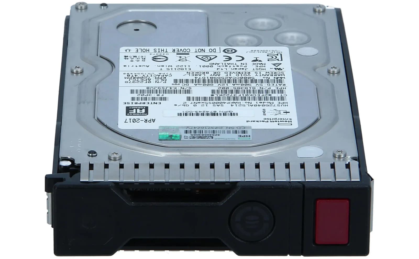HPE HP Enterprise Midline, sərt disk, 4 TB, Hot-Swap, 3.5" LFF (8.9 cm LFF) (819079-001)