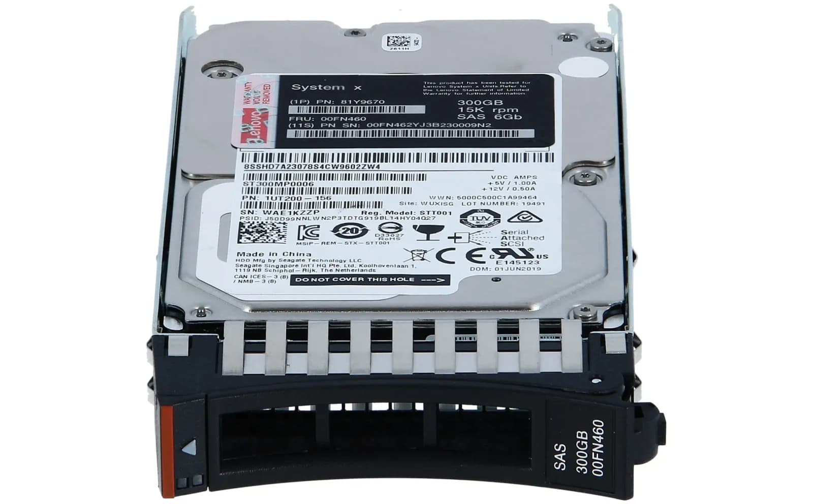 IBM 300GB 2.5in SFF HS 15K 6Gbps SAS HDD (81Y9670)