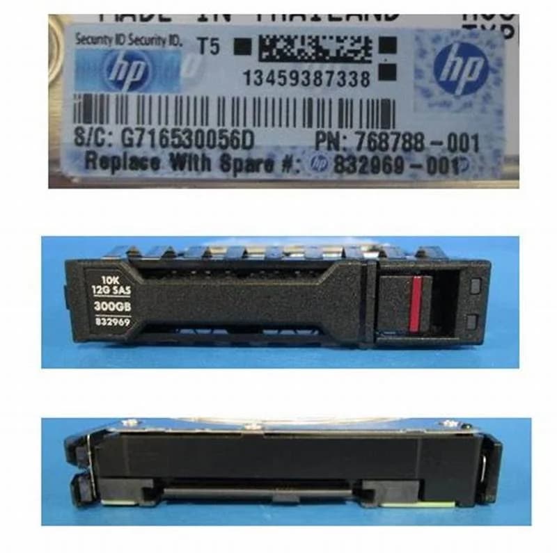 HPE HDD 300GB 10K 12G SFF SAS Spare Part, Жёсткий диск, Serial Attached SCSI (SAS) (832969-001)