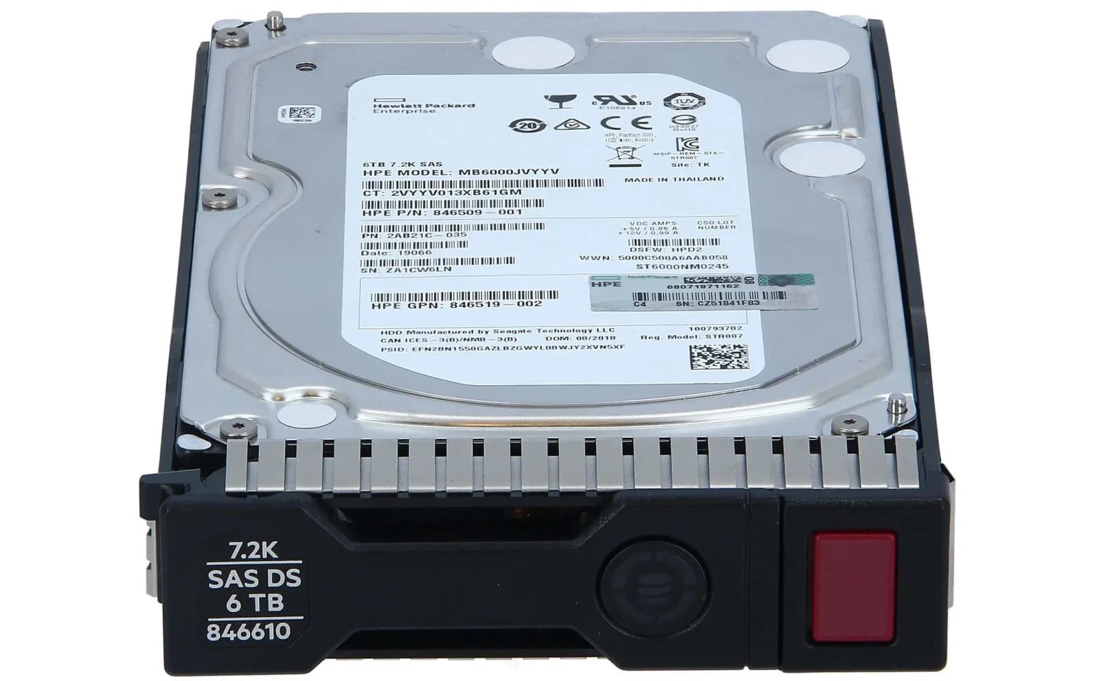 HPE 6TB 3.5" 12G SAS 6000GB SAS Interne sərt disk (846514-B21)