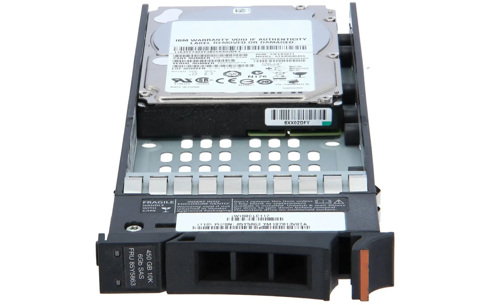 IBM 450GB 10K 6G 2.5INCH SAS HDD (85Y5863)