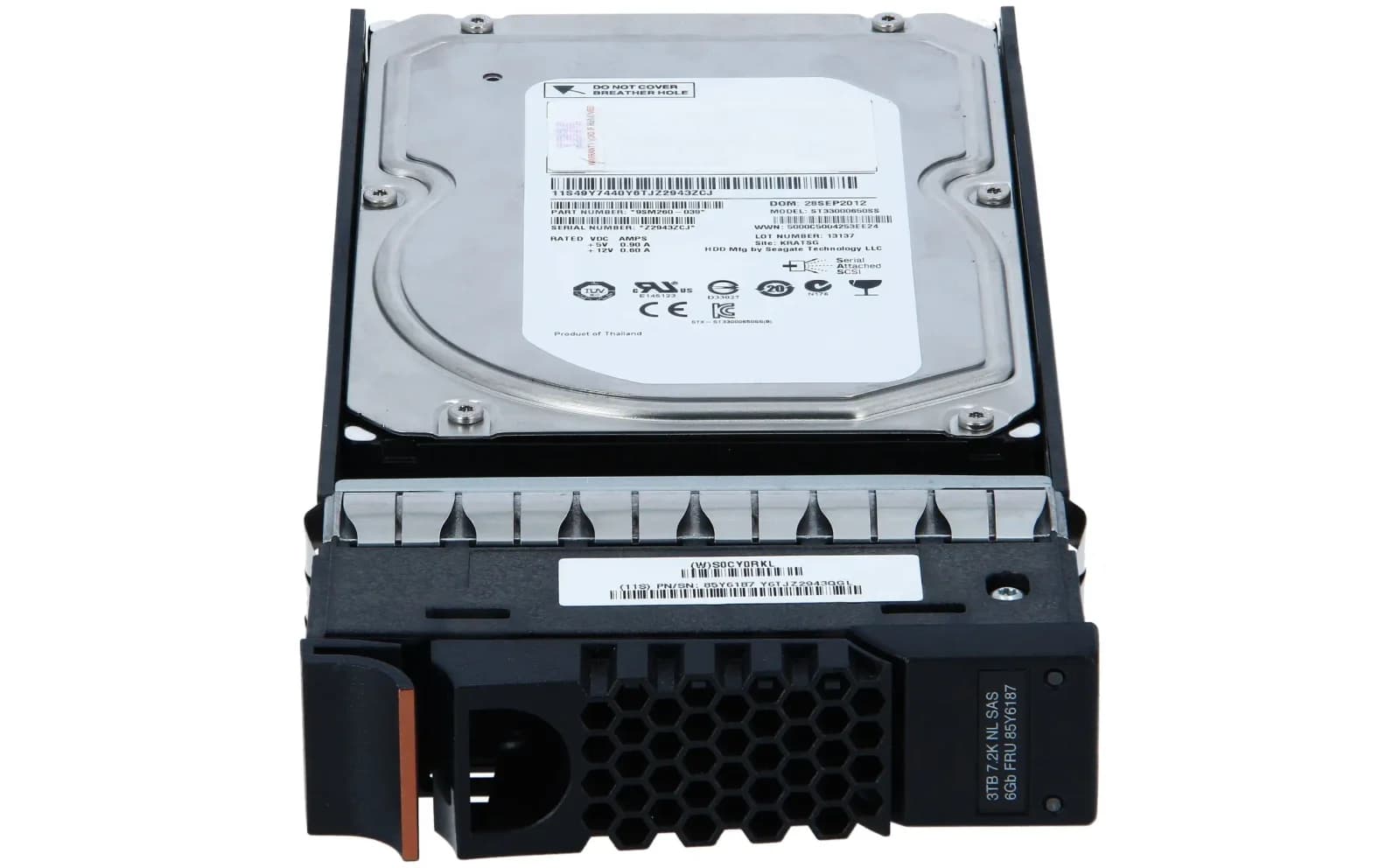 IBM v7000 3TB 3.5 in. 7.2k NL SAS, FC 3303-2076 (85Y6187)