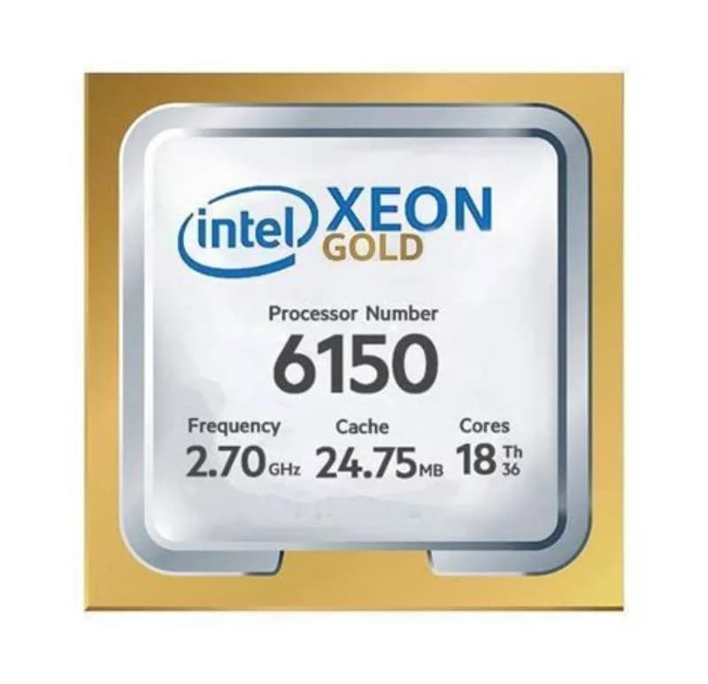 HPE Intel Xeon Gold 6150, 2.7 GHz, 18 ядер, 36 Threads (860675-B21)