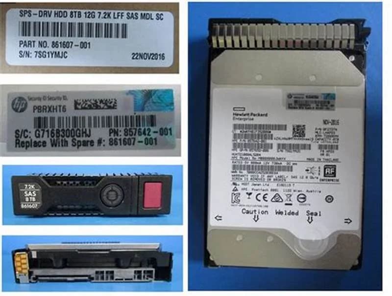 HPE Midline Helium, sərt disk, 8 TB, Hot-Swap, 3.5" LFF (8.9 cm LFF) (861607-001)