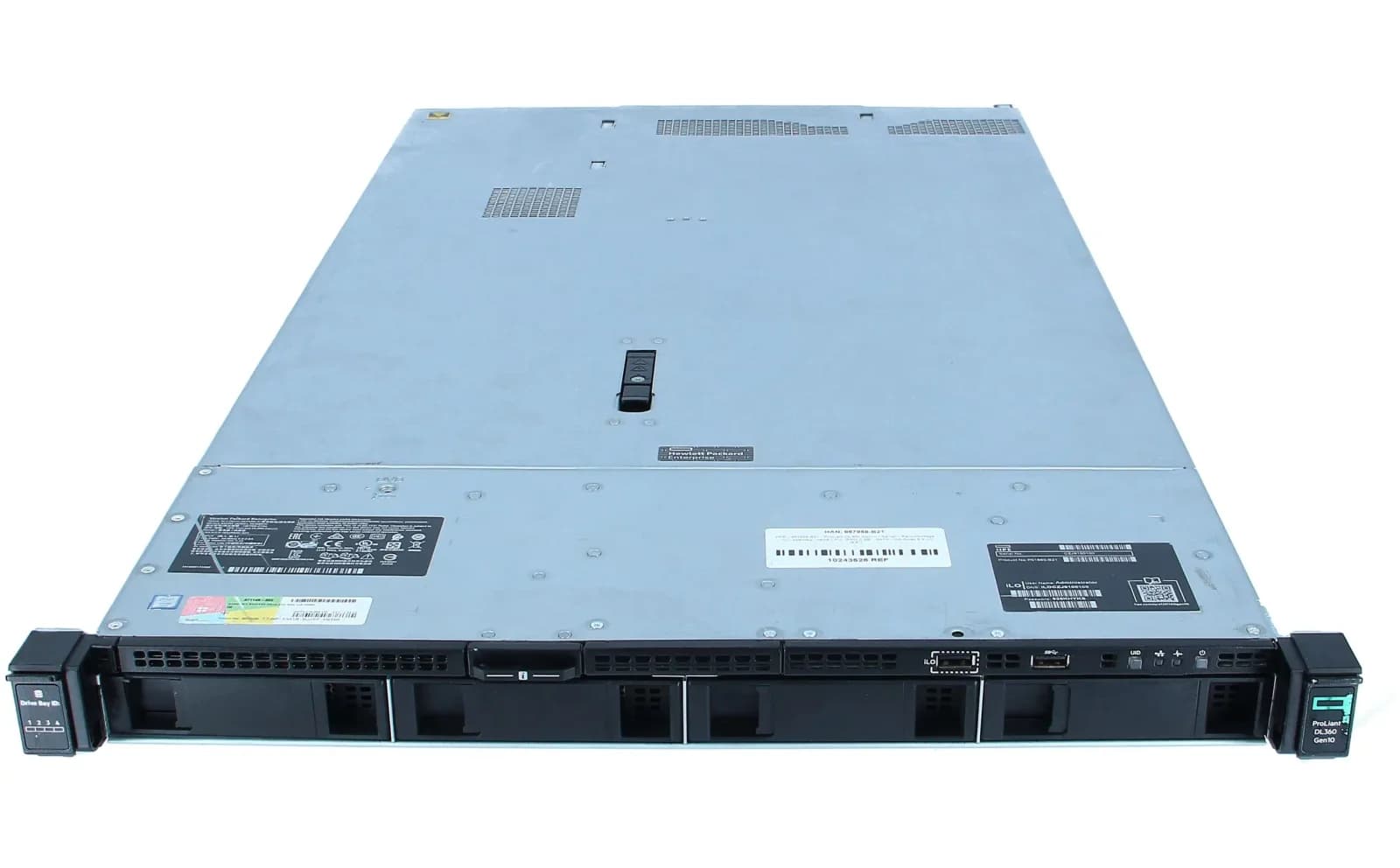 HPE ProLiant DL360 Gen10, Сервер, Rack-Montage, 1U, zweiweg, keine CPU, RAM 0 GB, SATA, Hot-Swap 8.9 cm (3.5") (867958-B21)