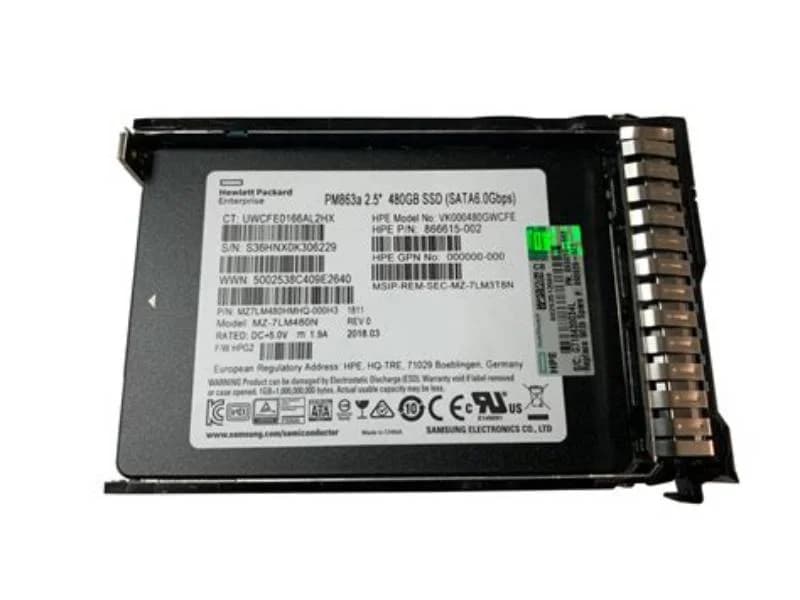 HPE HP Enterprise 868926-001 Solid State Drive (SSD) 2.5" 480 GB Serial ATA III (868926-001)