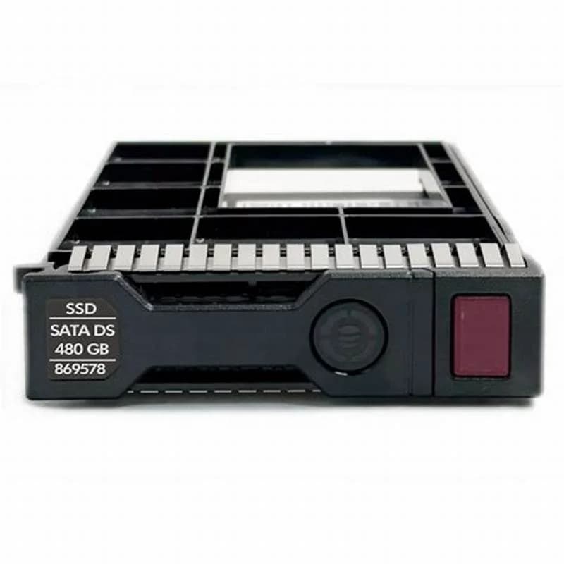 HPE HP Enterprise 480GB 6G SATA SFF RI DS SSD, Solid State Disk, Serial ATA (869578-001)