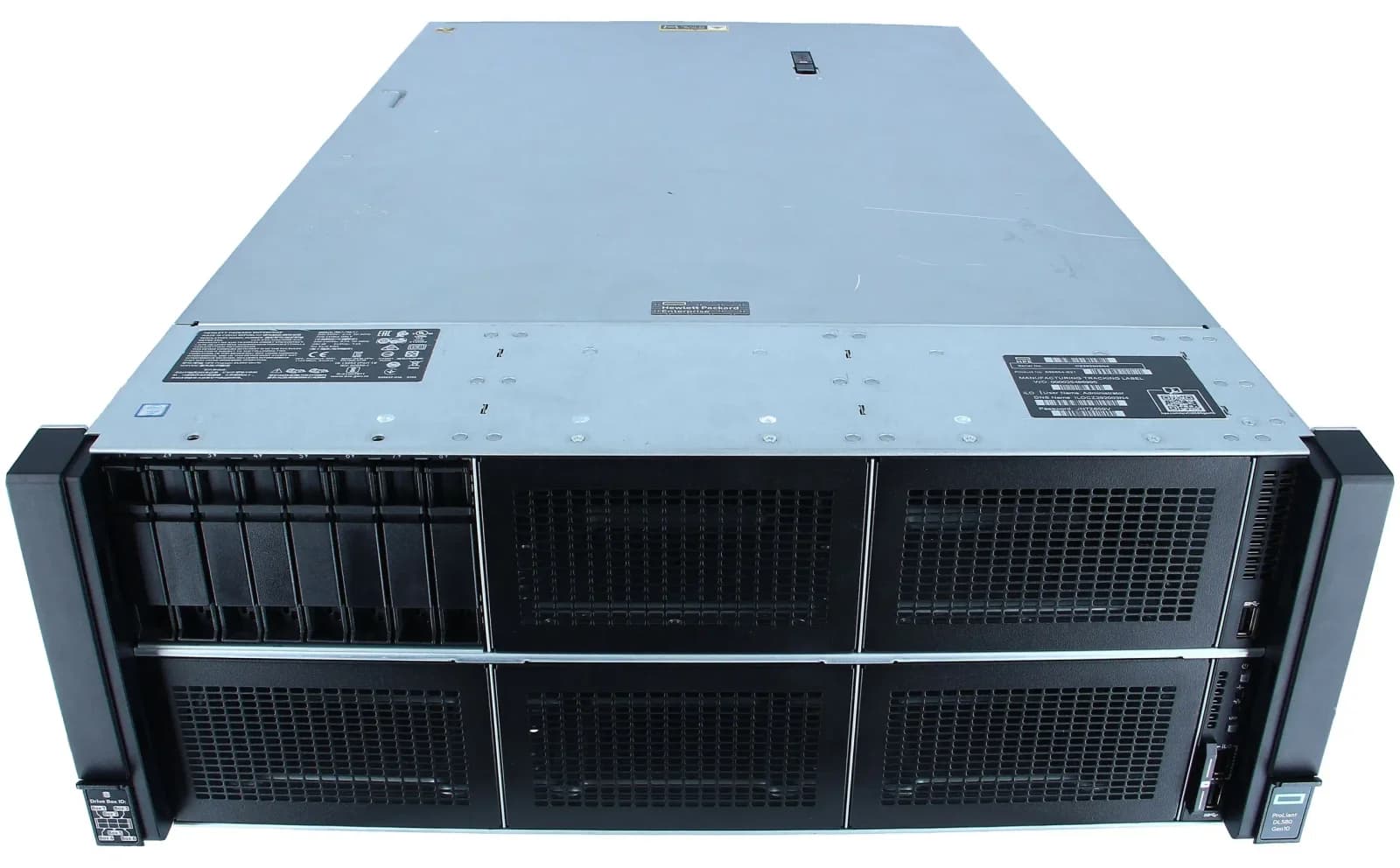 HPE ProLiant DL580 Gen10, Сервер, Rack-Montage, 4U, vierweg, keine CPU, RAM 0 GB, SAS, Hot-Swap 6.4 cm (2.5") (869854-B21)