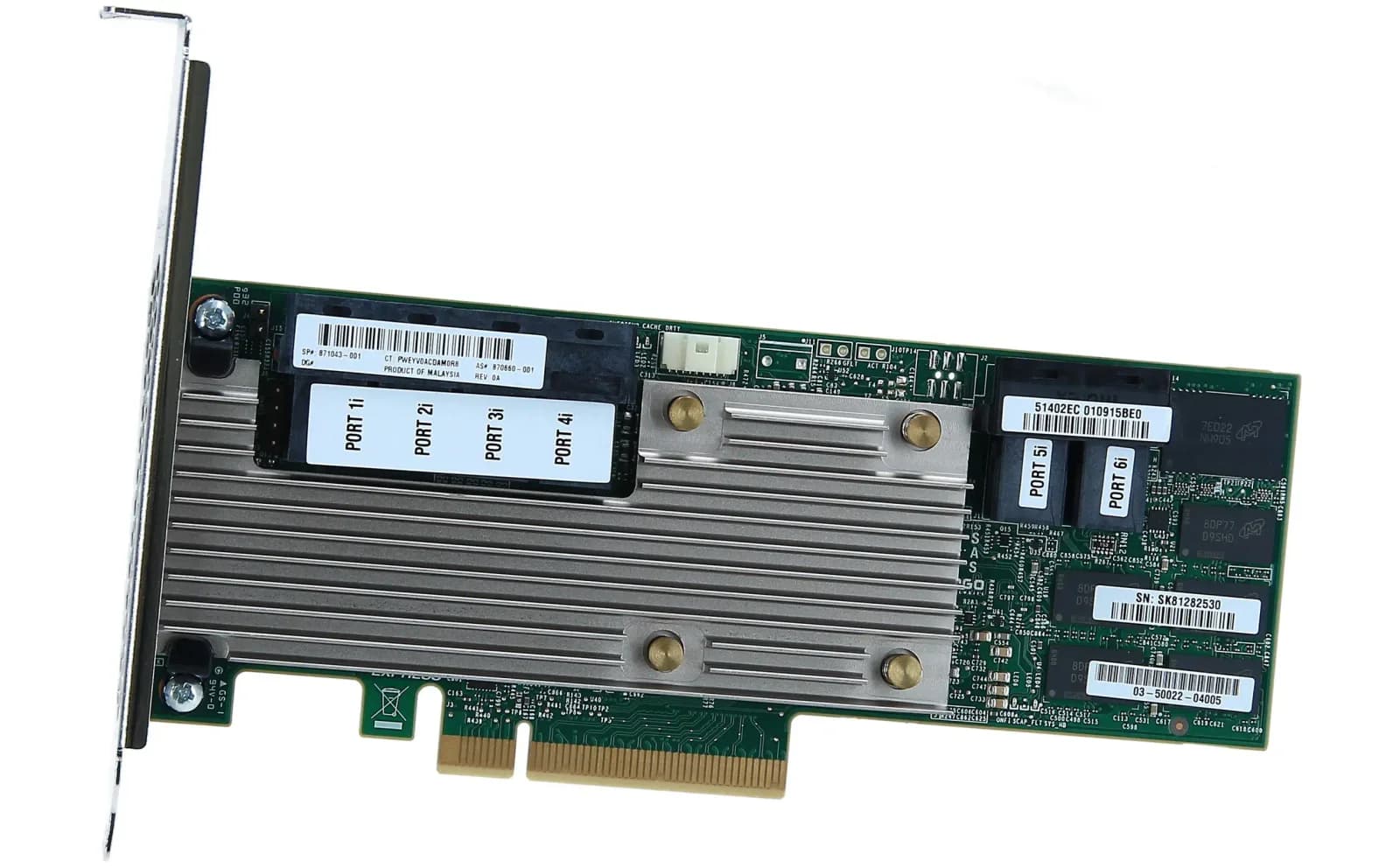 HP Smart Array P824i-p MR Gen10, Storage controller (RAID), 24 Channel, SATA 6Gb/s / SAS 12Gb/s, PCIe 3.0 x8 (870658-B21)