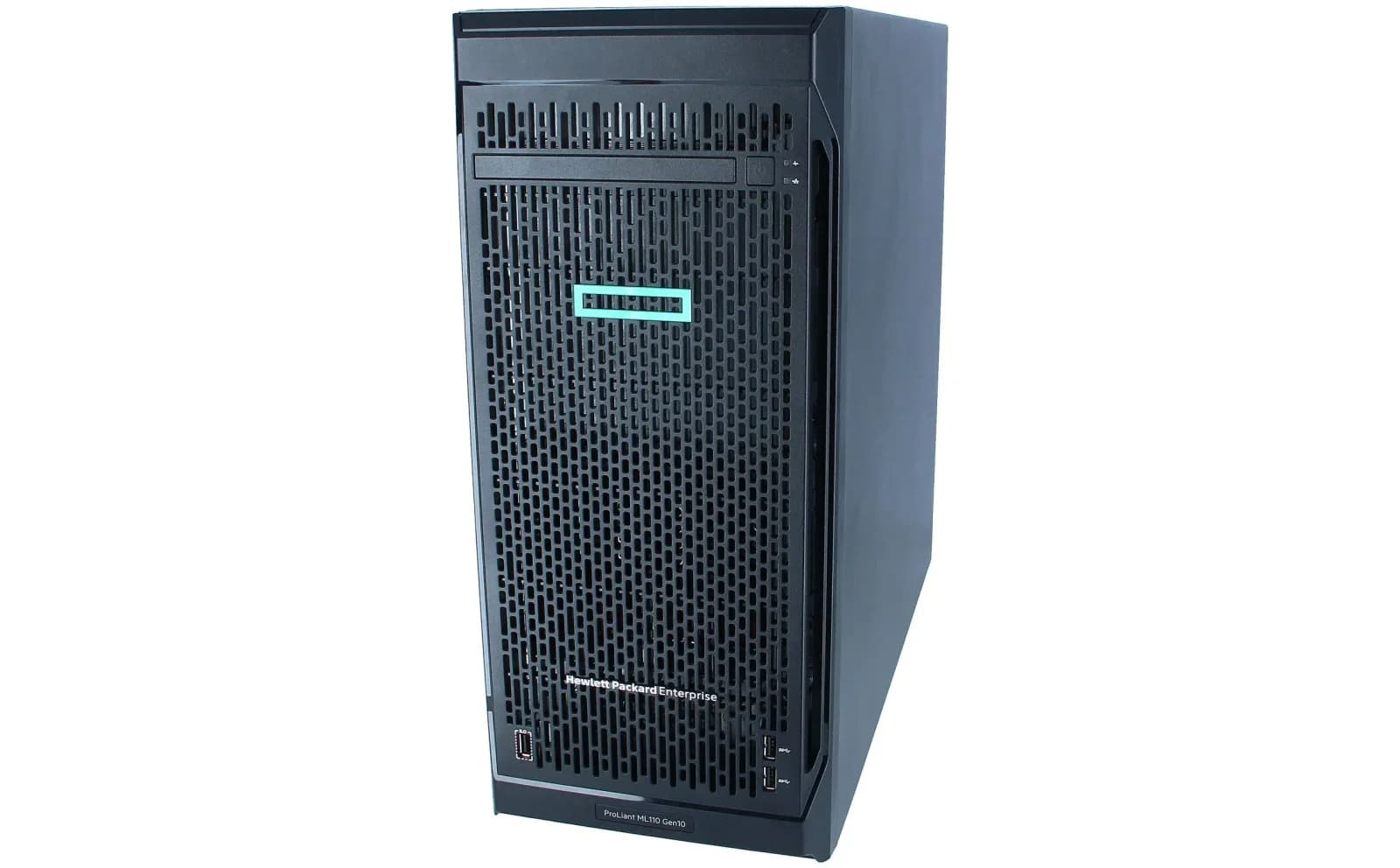 HP ProLiant ML110 Gen10, Сервер, tower, 4.5U, 1-way, no CPU, RAM 0 GB, SATA, hot-swap 3.5" bay(s), no HDD, GigE, Монитор: none, CTO (872307-B21)