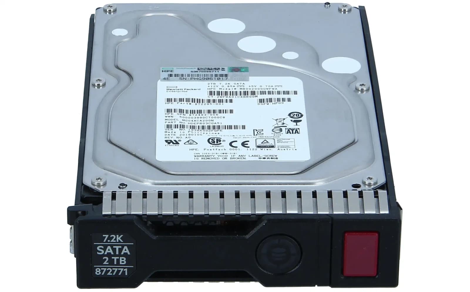 HPE 2TB 3.5" SATA III 2000GB Serial ATA III Interne sərt disk (872489-B21)