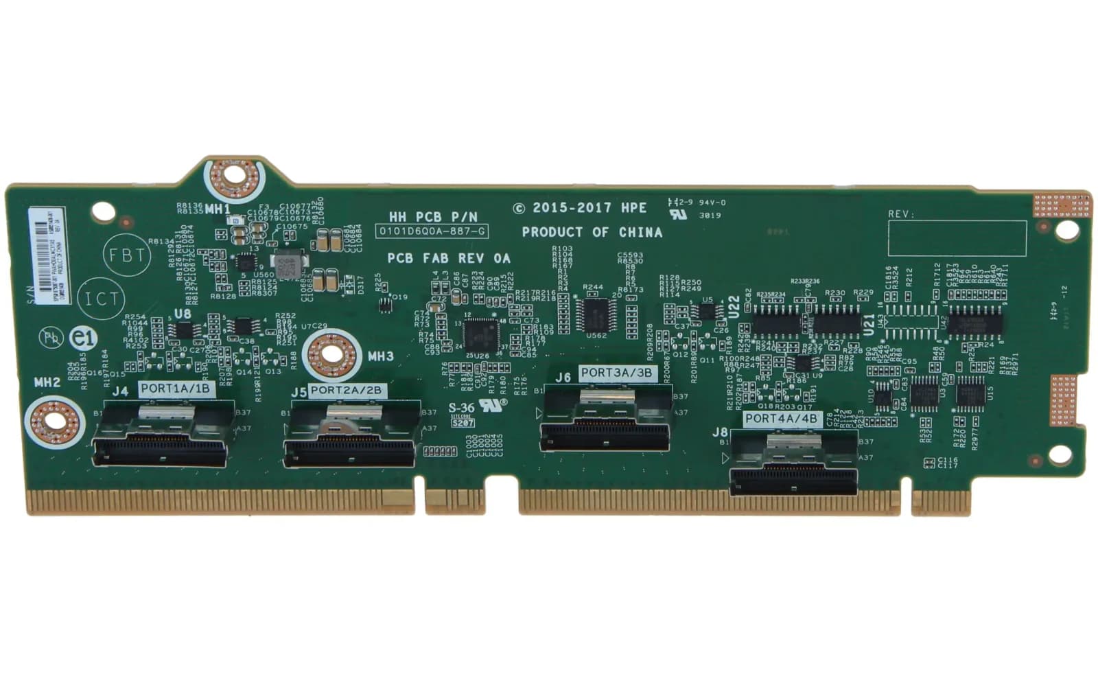 HPE 4-S x8 Slimline Riser (875087-001)