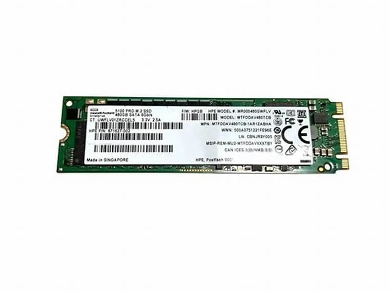 HPE Mixed Use, 480 GB SSD, внутренний, M.2 2280 (875490-B21)