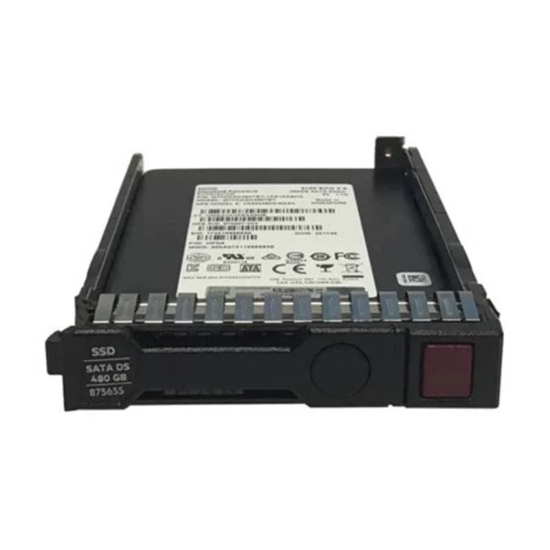 HPE HP Enterprise SSD 480GB SFF SATA RI DS SC, Solid State Disk, Serial ATA (875655-001)