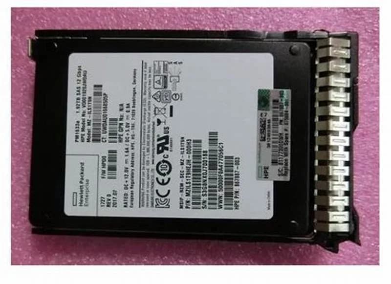 HPE Read Intensive, SSD, 1.92 TB, Hot-Swap, 2.5" SFF (6.4 cm SFF) (875684-001)