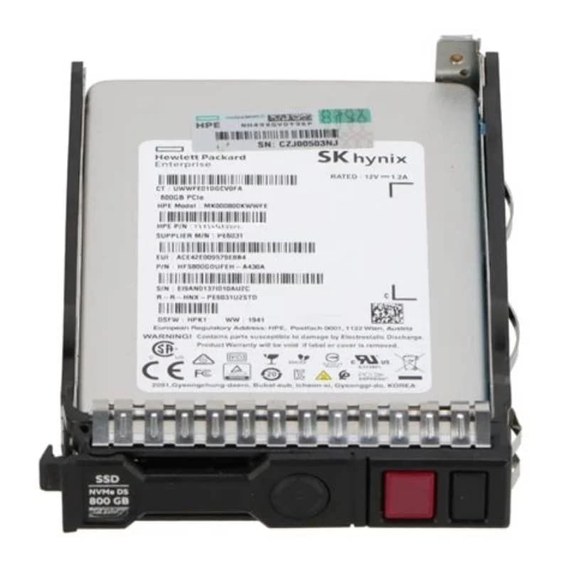 HPE SSD 800GB SFF NVMe x4 MU SCN DS, Solid State Disk, NVMe (875875-001)
