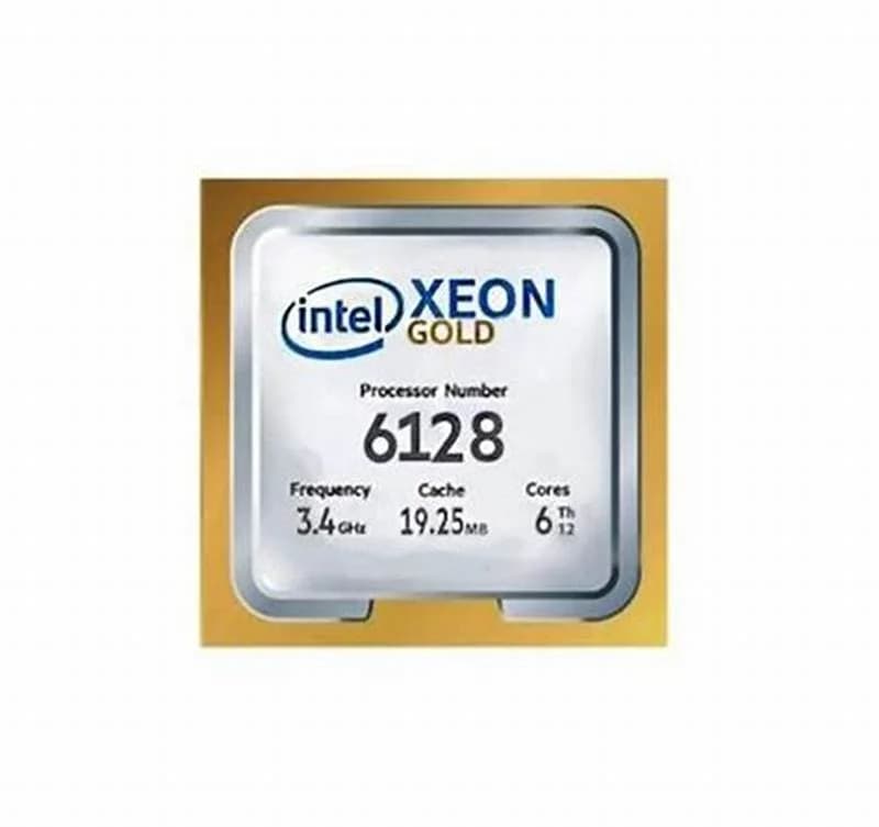 HPE Intel Xeon Gold 6128, 3.4 GHz, 6 ядер, 12 Threads (878130-B21)