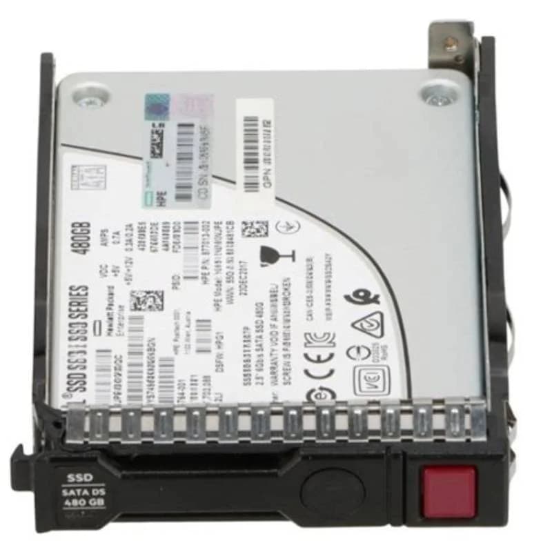 HPE HP Enterprise HP SSD 480GB SATA 6G MU SFF SF, Solid State Disk, Serial ATA (879013-001)