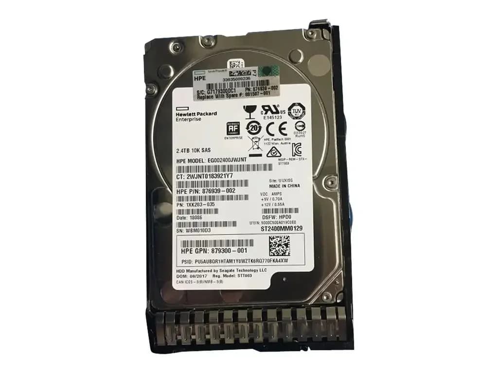 HPE sərt disk, 2.4 TB, Hot-Swap, 2.5" SFF (6.4 cm SFF) (881507-001)