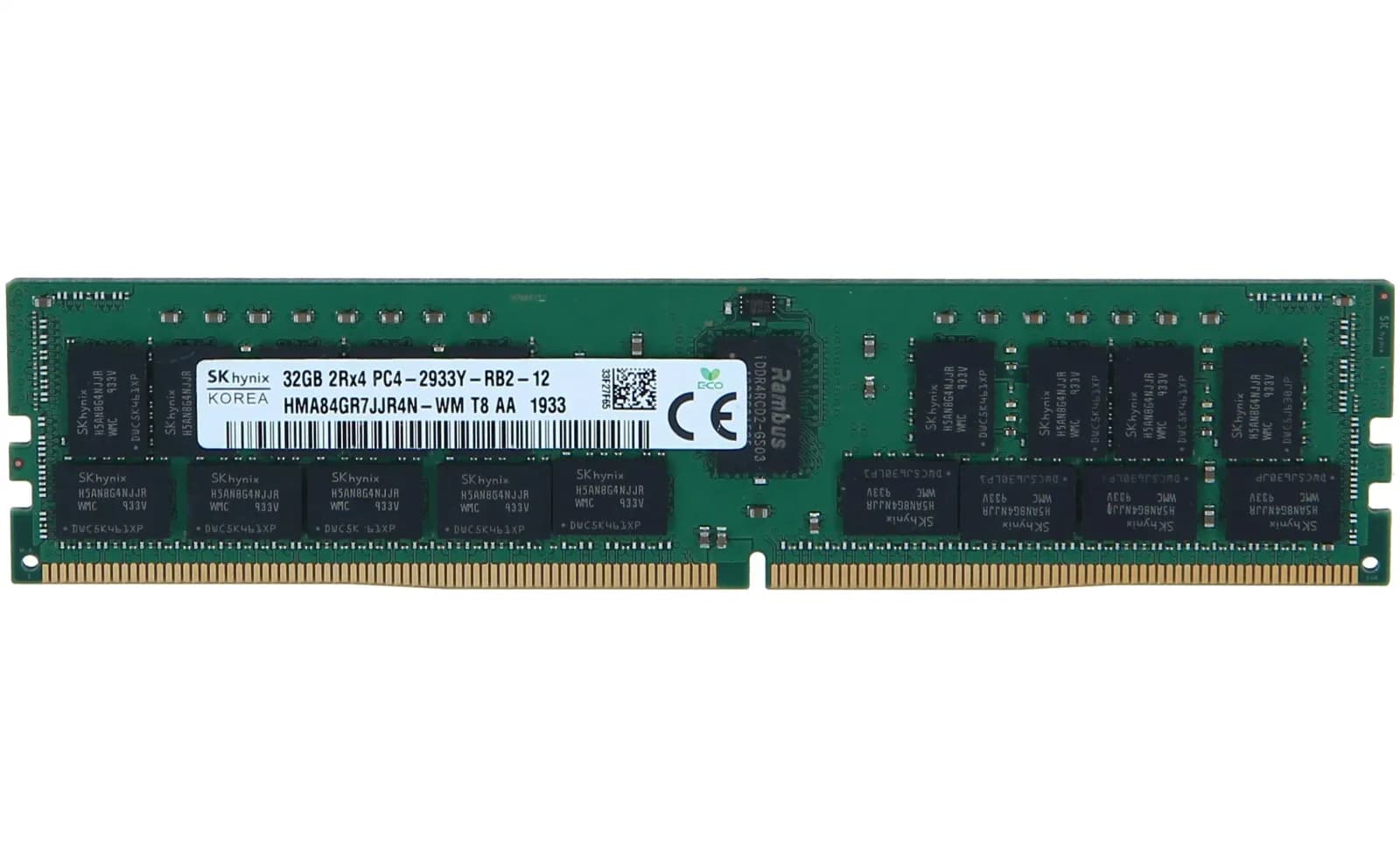 DELL 32GB (1*32GB) 2RX4 PC4-23400Y-R DDR4-2933MHZ SMART MEMORY (8WKDY)