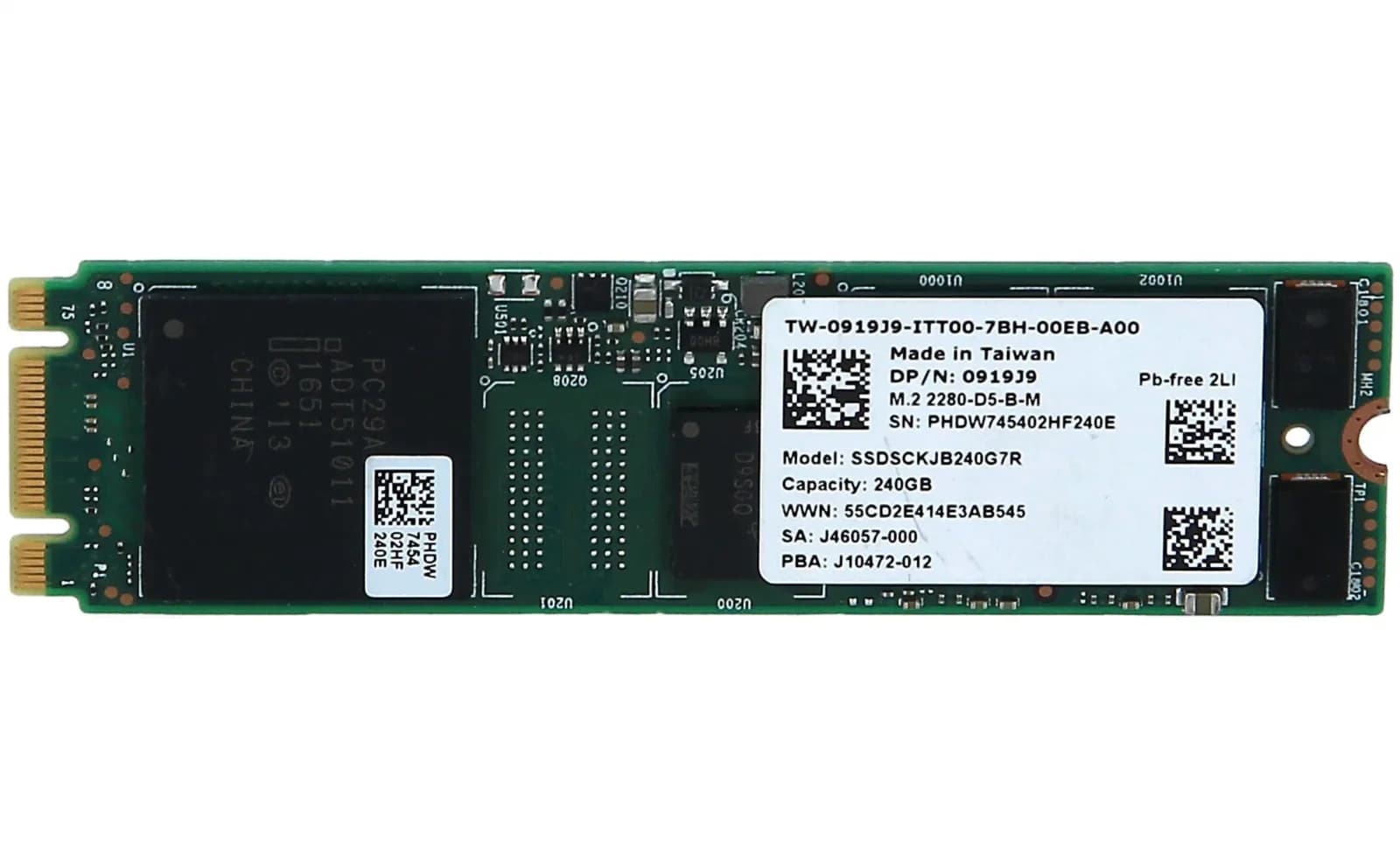 DELL 240GB SSD SATA M.2 for BOSS card (919J9)