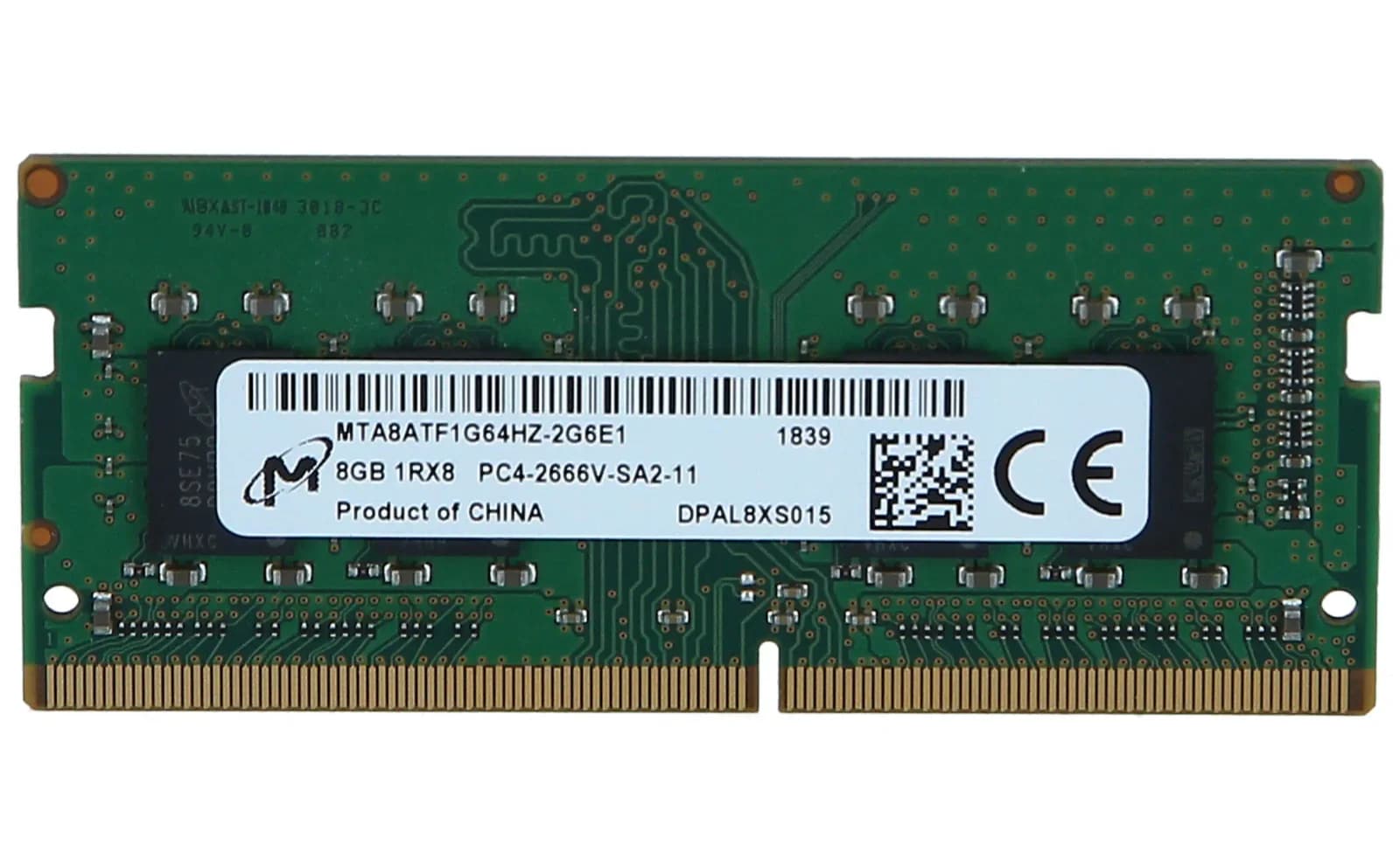 HP 8 GB, DDR4, 260-Pin, 2.666 MHz, SO-DIMM (933284-001)