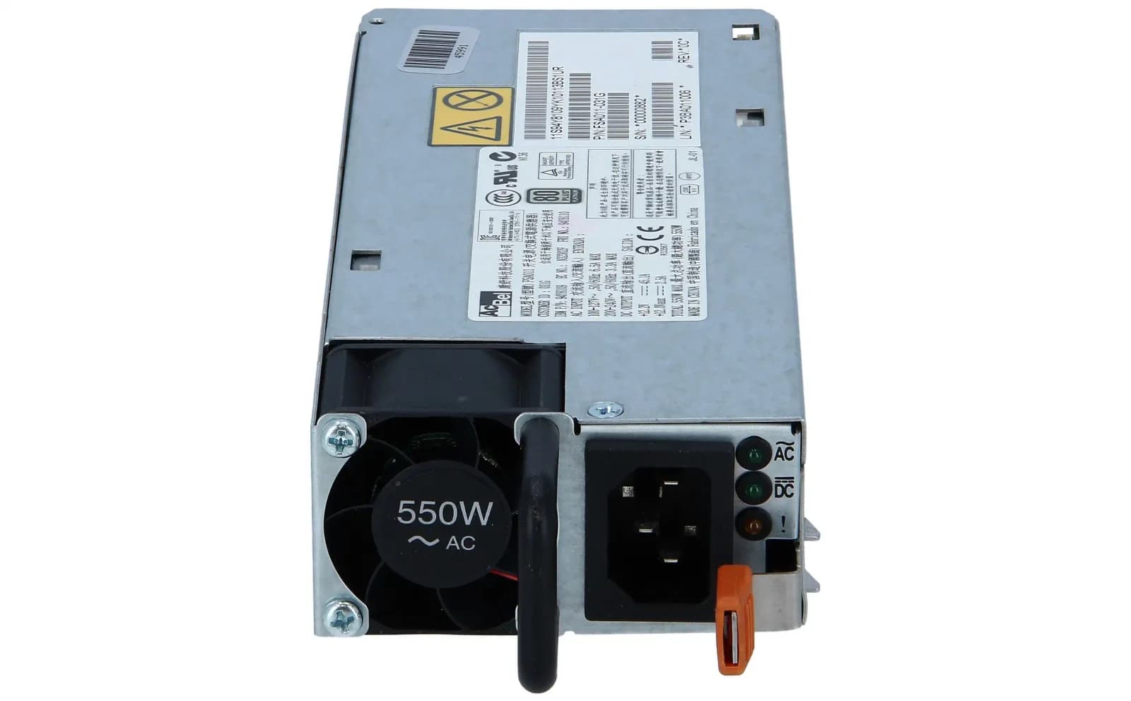 IBM System x 550W High Efficiency Platinum AC Power Supply (94Y6668)