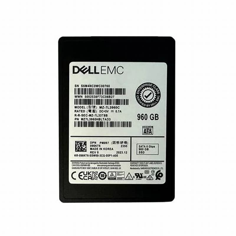 DELL 960GB SSD SFF SATA 6G MIX MZ7L3960HBLTAD3 (96KT6)